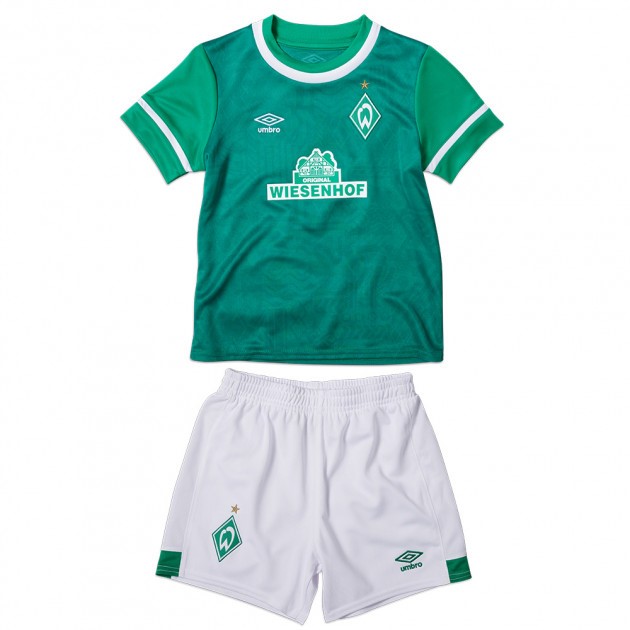 Heimtrikot Werder Bremen Kinder 2021-2022 Günstige Fußballtrikots